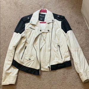 Faux leather jacket